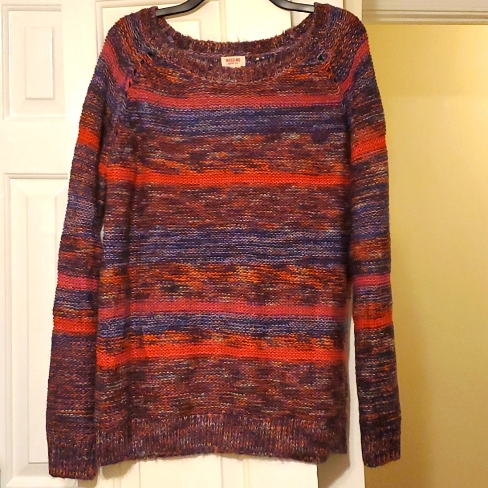 MOSSIMO Scoop Neck Tunic Style Sweater Size X